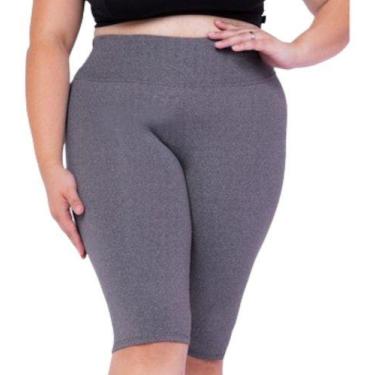 Imagem de Bermuda Fitness Plus Size Cintura Alta Reforçada Dia A Dia - Rivas, Ci