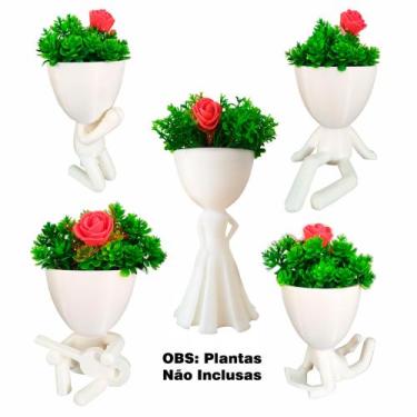 Imagem de 5 Vasos Bob Robert Plant Decoração Plantas E Suculentas - marxgreg3d