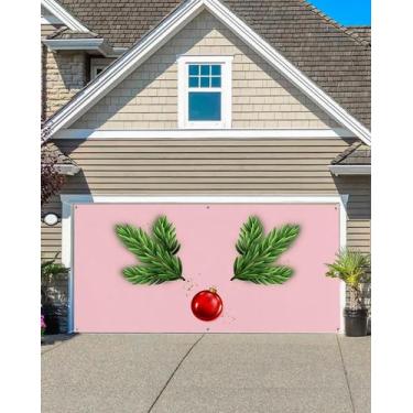 Imagem de Capa de banner de porta de garagem Cantando no Natal 2,1 x 4,9 m - Sin