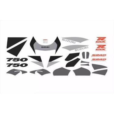 Imagem de Kit Adesivos Suzuki Srad Gsxr 750 - SPTS