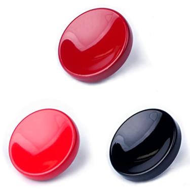 Imagem de VKO Botão de liberação do obturador de metal macio de latão compatível com câmera Fujifilm X-T30 X-T3 X100F X-T20 X-PRO2 XPRO-1 X30 X100T X100S X-E2 X-T2 M8 M9 M10 Preto Vermelho Vermelho Escuro