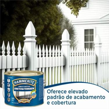 Imagem de Tinta P/ Metais Esmalte Sintetico Brilhante 2,4l Hammerite, cinza