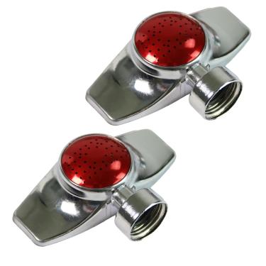 Imagem de Chapin 6-9489: Aspersor de ponto de padrão retangular, pacote com 2, cabeça de aspersão de 360 graus para pequenos jardins e gramados, área de cobertura de até 30 pés, irrigador de gramado, quintais