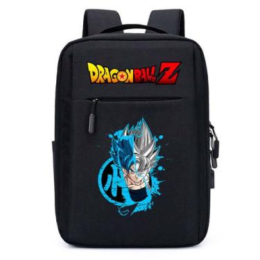 Imagem de Mochila USB Escolar Estampa Infantil Dragon Ball Notebooks, Trabalho E