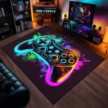 Imagem de MEDUNE Tapetes de jogos - Tapete gamer para meninos de quarto - Perfeito para salas de jogos e salas de estar - 152 x 101 cm