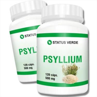 Imagem de 2 Potes Psyllium 120 Cáps - Status Verde