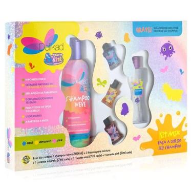 Imagem de Kit Mix Beauty Slime ( Shampoo 200ml + 3 frascos para mistura + 3 cora