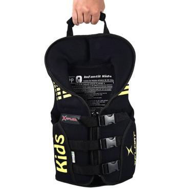 Imagem de Colete Salva Vidas XFloat Enzo Kids Infantil Neoprene Homologado Com Alça