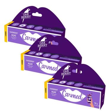 Imagem de Kit 3 und Hidratante Labial Carmed Açai Oakberry10g