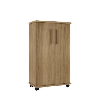 Imagem de Armário Multiuso 2 Portas 4 Prateleiras Berlim Arte Móveis, Cinamomo