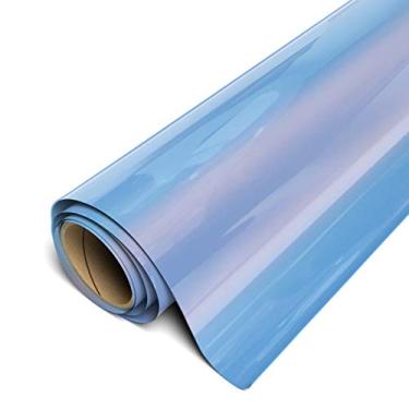 Imagem de Siser EasyWeed HTV Rolo de 30 cm x 1,5 m – Vinil de transferência de calor a ferro (Electric Columbia Blue)