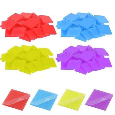 Imagem de 80 peças de argila de cola de pintura de diamante, pintura de diamante DIY colorida, caixa organizadora de cera, ferramentas de pintura de diamante, cera de argila, conjunto de cera de arte de