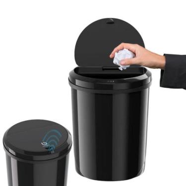 Imagem de Lixeira Inteligente Automática Modo Sensor Infravermelho 12l - COIBEU