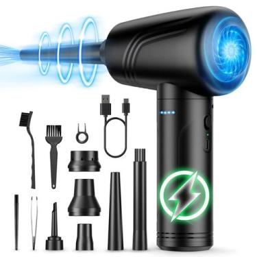 Imagem de Duster de Ar Comprimido BANKKY 11 em 1 - 120.000 RPM - Bateria 9000mAh
