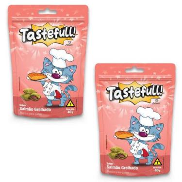 Imagem de Hana Tastefull Para Gatos Kit 2 Un Salmão Grelhado 40g