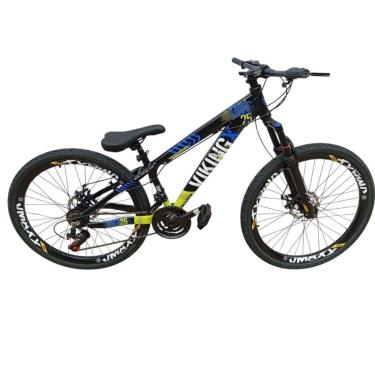 Imagem de Bicicleta 26 VikingX T25 24v Freeride Básico Freio Disco Mecânico Pneu Aro 26 Balão Preto-Unissex