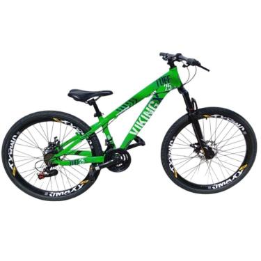 Imagem de Bicicleta 26 VikingX T25 24v Freeride Básico Freio Disco Mecânico Pneu Aro 26 Balão Preto-Unissex
