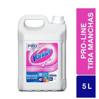 Imagem de Tira Manchas Vanish Líquido Pro Line Multiuso 5L Galão Com 2 Unidades 