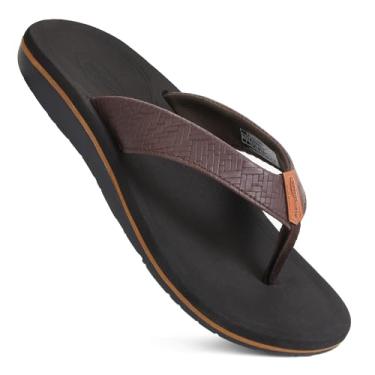 Imagem de AEROTHOTIC Chinelos femininos com suporte de arco – Slip On Recovery Plantar Fascite Alívio ortopédico – Sandálias femininas leves de amortecimento – Tapete de ioga para uso interno e externo