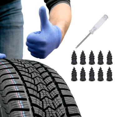 Imagem de Kit Reparo Pneu Parafusos Universal Moto Carro Camionete Utv