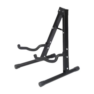 Imagem de Amagogo Suporte de guitarra dobrável non slip universal um piso de moldura stand stand para baixo de guitarra clássico, ukulele violino