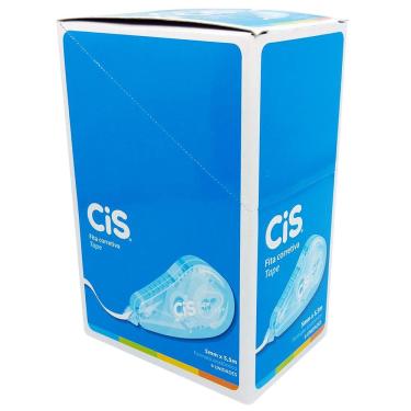 Imagem de Corretivo Fita Cis Tape 5mm X 5,5m - 12 Unidades