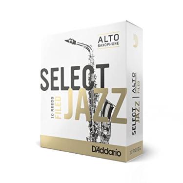 Imagem de Palheta D'Addario Woodwinds Select Jazz Field Sax Alto 3S (Caixa com 10)