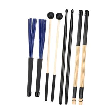 Imagem de Almencla Tambor sticks hastes mallets definir acessórios de instrumentos, presentes de amantes de música, anti -deslize para prática de bateria adultos