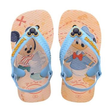 Imagem de Chinelo havaianas baby menino disney clas 7010250, Amarelo, Azul, 20