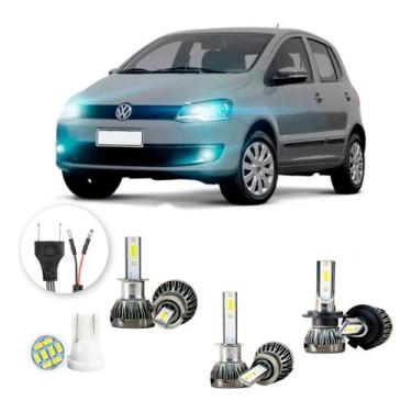 Imagem de Ultra Led Nano 22000lm Volkswagen Fox 2003-2007 H1 H7 H3 - LUXLED y3, 