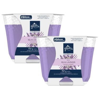 Imagem de Kit 2 Vela Perfumada Relax Lavender Glade Home Fragrance 192g cada