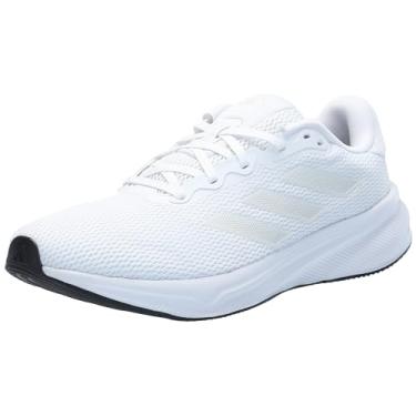 Imagem de adidas Tênis de corrida feminino Response, Branco/Zero Metálico/Cinza Dash, 41
