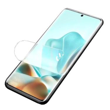 Imagem de LXEEOLX [Pacote com 2 protetores de tela de hidrogel para Motorola Edge 60 Fusion, protetor de tela de TPU flexível não quebrável de alta sensibilidade [sem bolhas] (vidro não temperado)