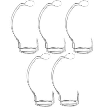 Imagem de Kit 5 Suportes Porta Óleo Cozinha Aço Cromado Garrafa Azeite Bancada Restaurante