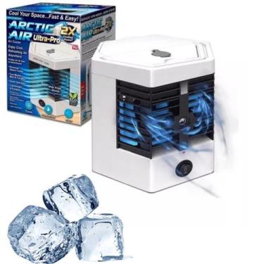 Imagem de Mini Ar Condiciona Portátil Climatizador Umidificador Clima R3 - WCAN