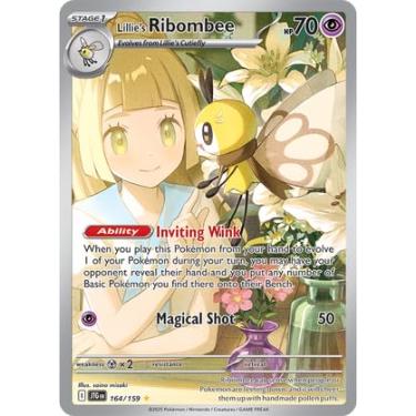 Imagem de Pokemon - Lillie’s Ribombee 164/159 – Journey Together – Illustration Rare – Foil Single Card