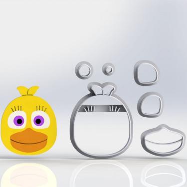 Imagem de Cortador Animatronics Five Nights Chica Tamanho 6Cm