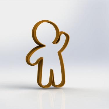 Imagem de Cortador Biscoito Shrek Tamanho 8Cm