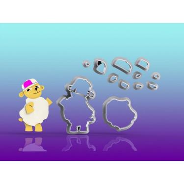 Imagem de Cortador Baby Tv Ovelha Modular Tamanho 5Cm