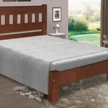 Imagem de Cama Queen Size Marrocos de Madeira Maciça Angelim Castanho