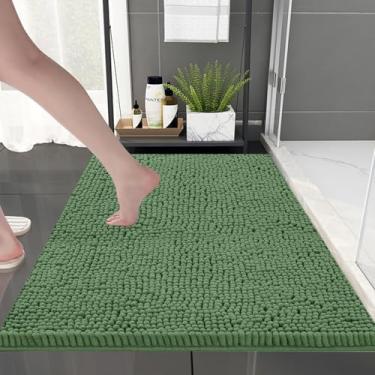 Imagem de BOANKODU Tapete de banheiro 50,8 cm x 78,7 cm, tapete de banho absorvente ultra macio, secagem rápida, lavável na máquina, tapete de banho antiderrapante para piso de banheiro, acessórios de decoração