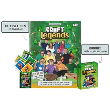 Imagem de Livro ilustrado oficial craft legends - com brinde - pixel, 3
