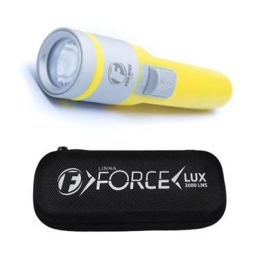 Imagem de Lanterna Para Pesca Sub Mergulho Fun Dive 2000 Lumens Recarregável, Am