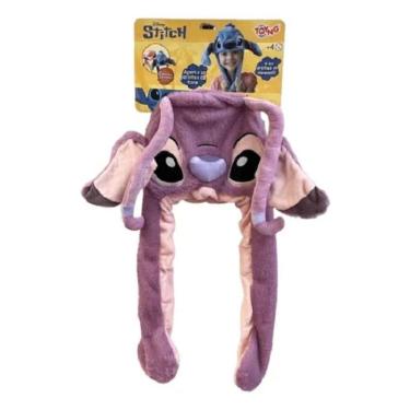 Imagem de Touca Gorro Pelúcia Stitch Disney 60 Cm - Angel Com Movimento Orelha Mexem - Toyng