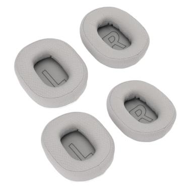 Imagem de Zopsc 2 Pares de Orelhas para Hecate G2, Espuma de Alta Densidade Espuma de Espuma de Malha Respirável Macia Almofadas de Almofada de Almofada, Atualizando Os Fones de Ouvido (Cinza)