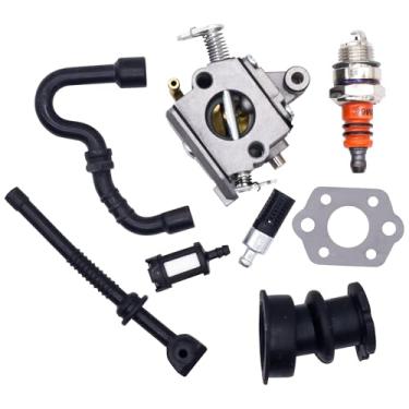 Imagem de OXCANO Carburador MS170 compatível com motosserra Stihl 017 018 MS180 MS170C MS180C C1Q-S57A 1130-120-0603 com kit de ajuste de filtro de ar