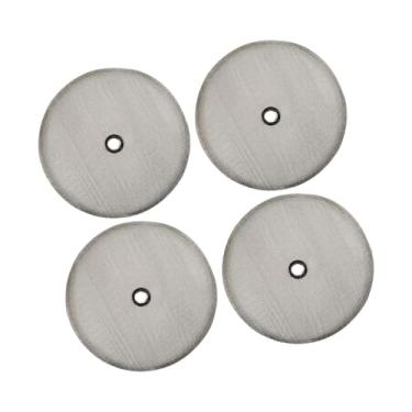 Imagem de Ｂｅｓｇａ 4 peças de filtro de prensa francesa de malha de aço inoxidável, acessórios versáteis, tela de prensa francesa reutilizável para escritório e casa, Diâmetro 11.8 Cm