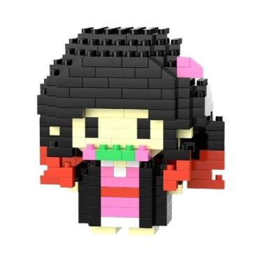 Imagem de Blocos De Montar Mini Anime Desenho Animado Fofo 28 Estilos Pequenas P