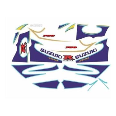 Imagem de Kit Adesivos Compatível Gsxr 750 2000 Alstare Gsx Cor Padrão - Spts
