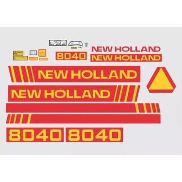 Imagem de Kit Adesivos Colheitadeira 8040 - Spts